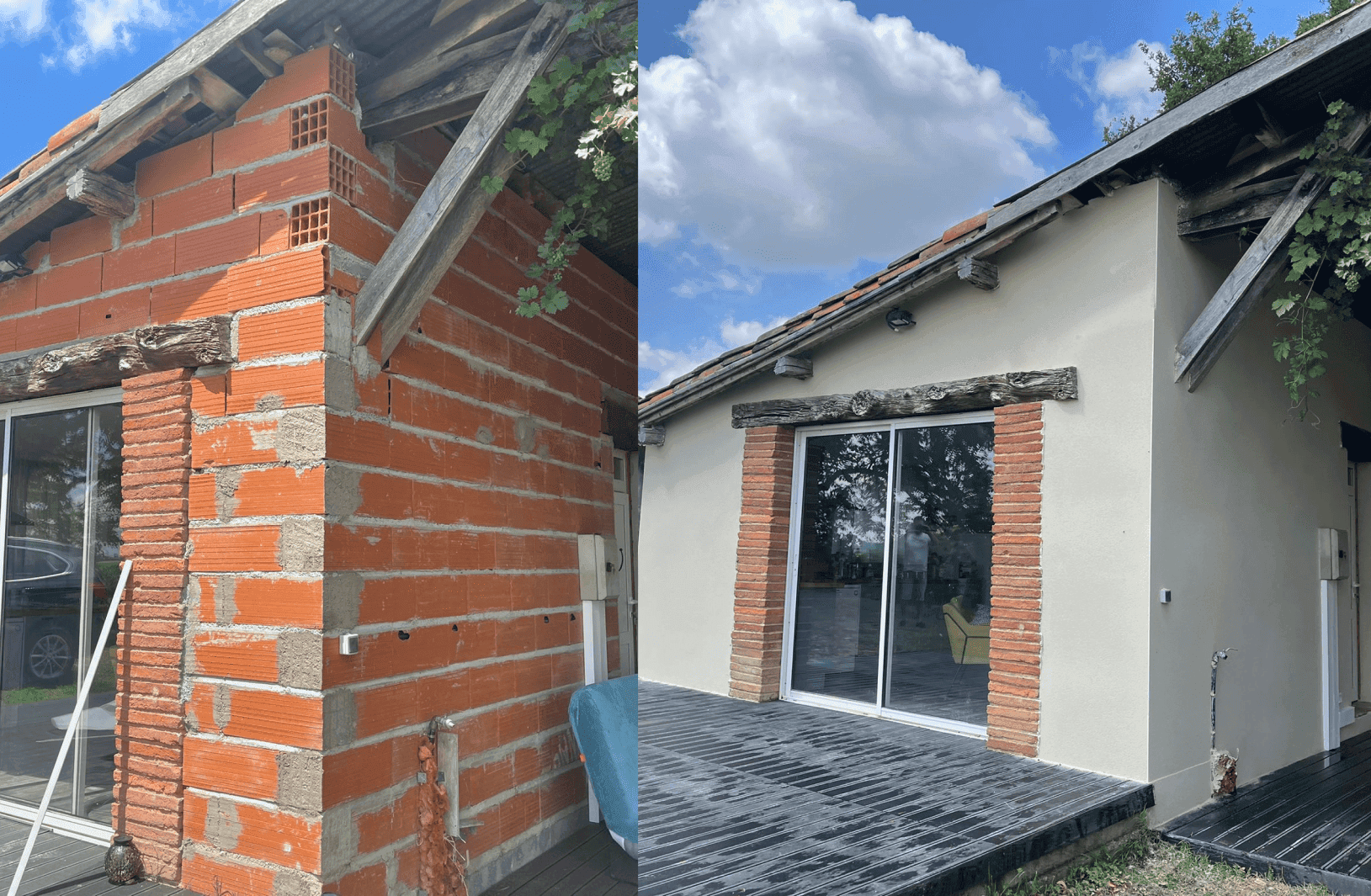 Enduit de façade à Rieumes - Image 1